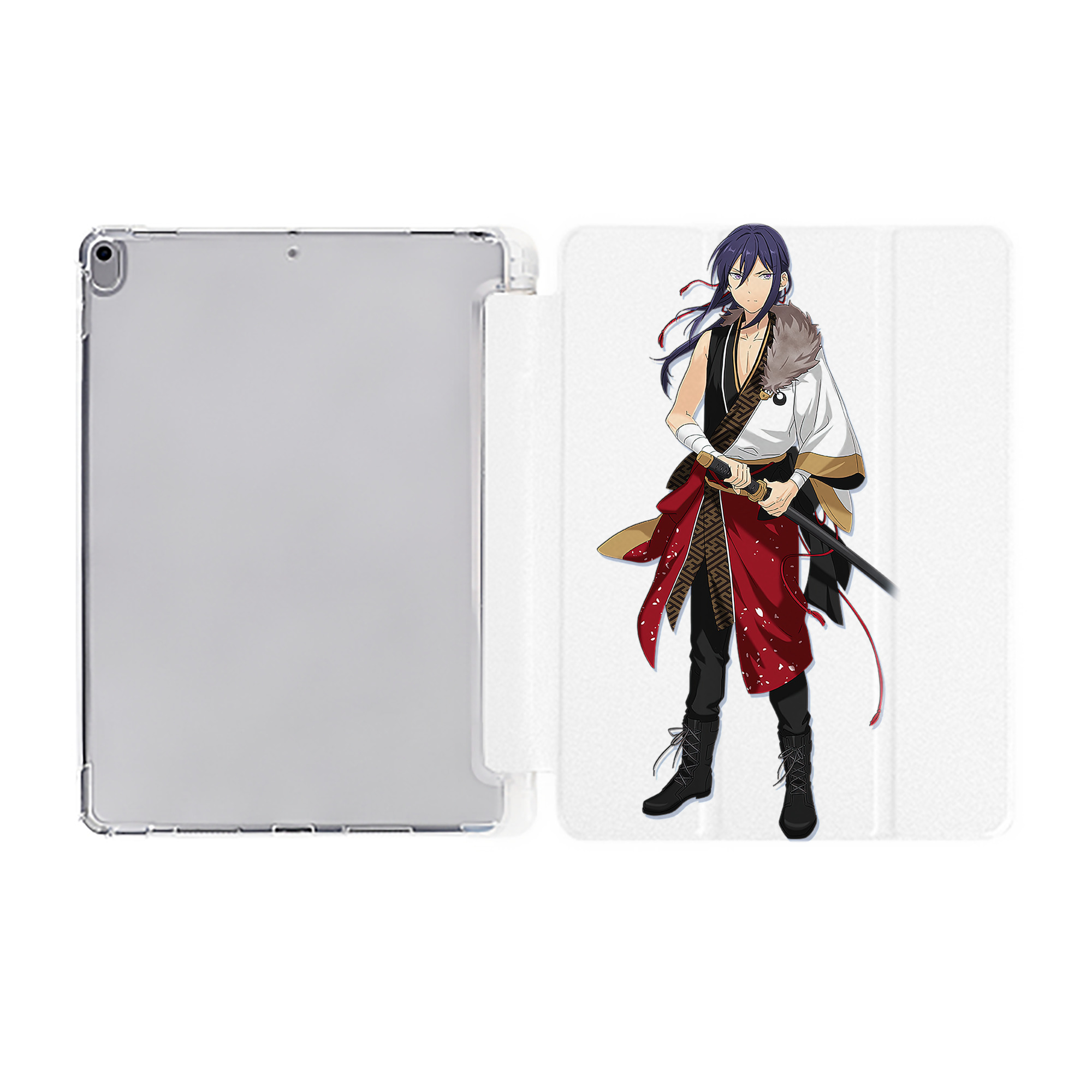 （画像用） あんさんぶるスターズ! Ensemble Stars IPad ケース ペン収納付き 三つ折りスタンド PUレザー×シリコン 対応機種9.5/10.5/10.9インチ